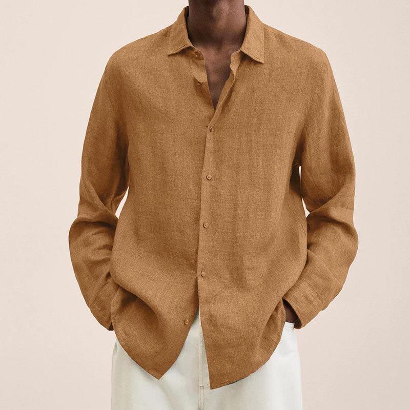 LINEN LONG SLEEVE SHIRT FOR MEN