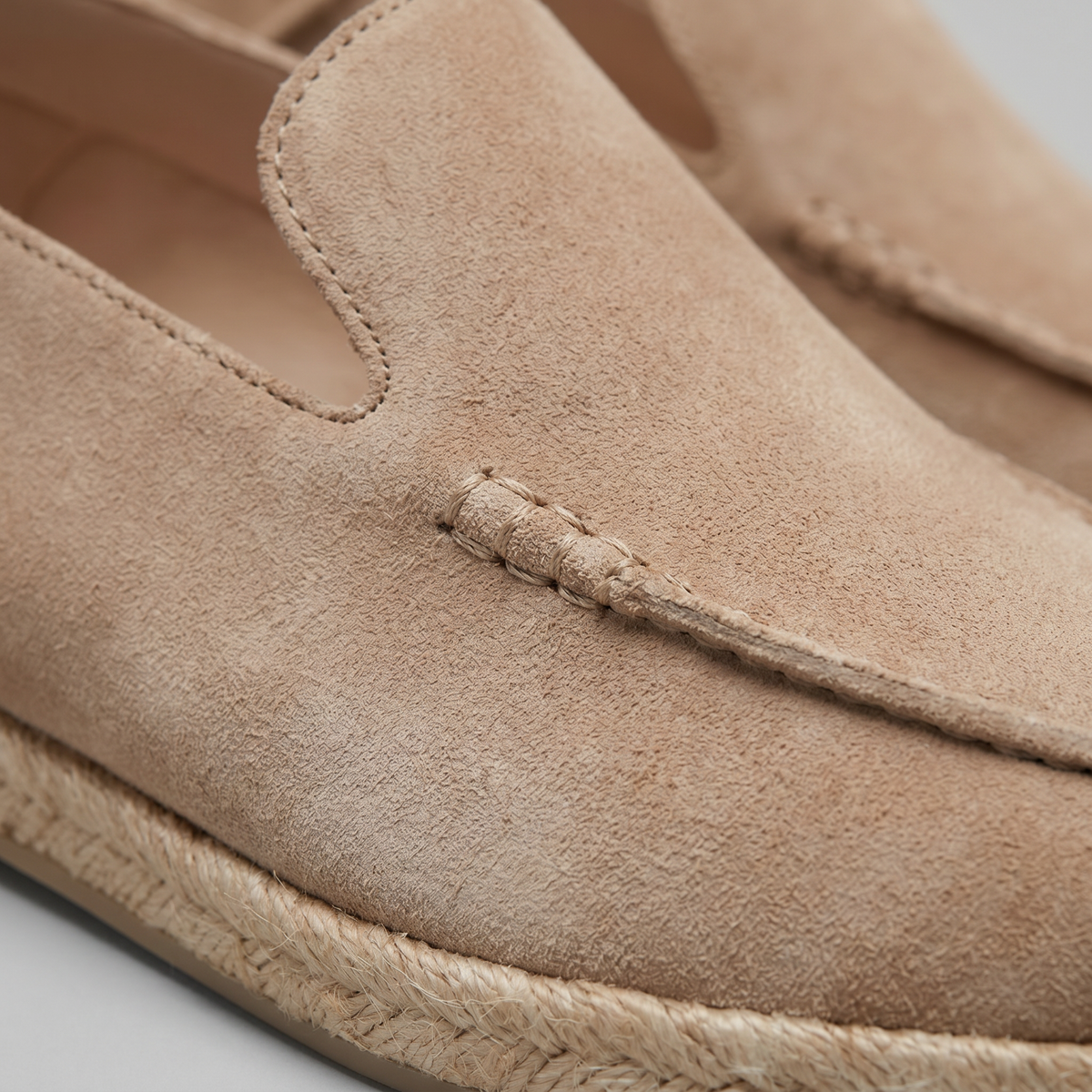 SUEDE ESPADRILLE LOAFERS FOR MEN