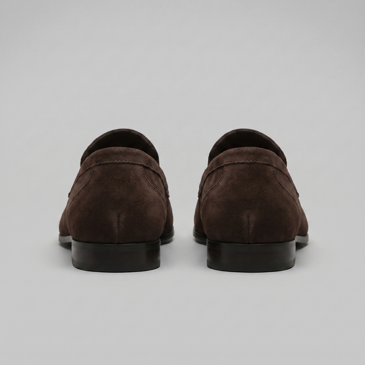 SUEDE EFFECT PENNY LOAFERS FOR MEN