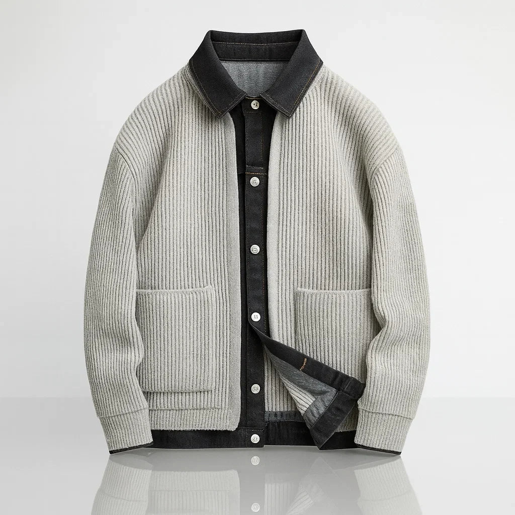 VINTAGE BUTTON CARDIGAN JACKET FOR MEN
