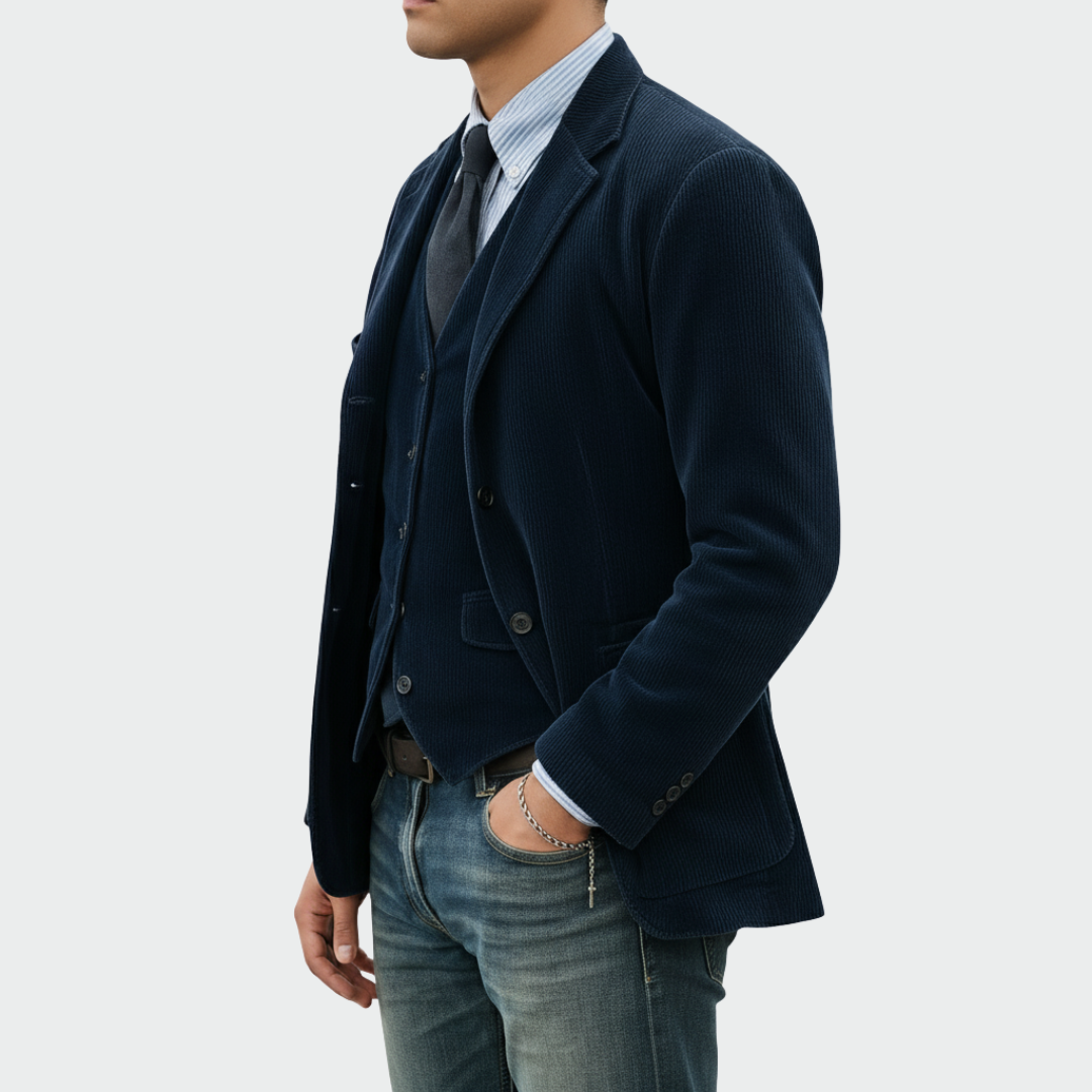 BLAZER GILET SET FOR MEN